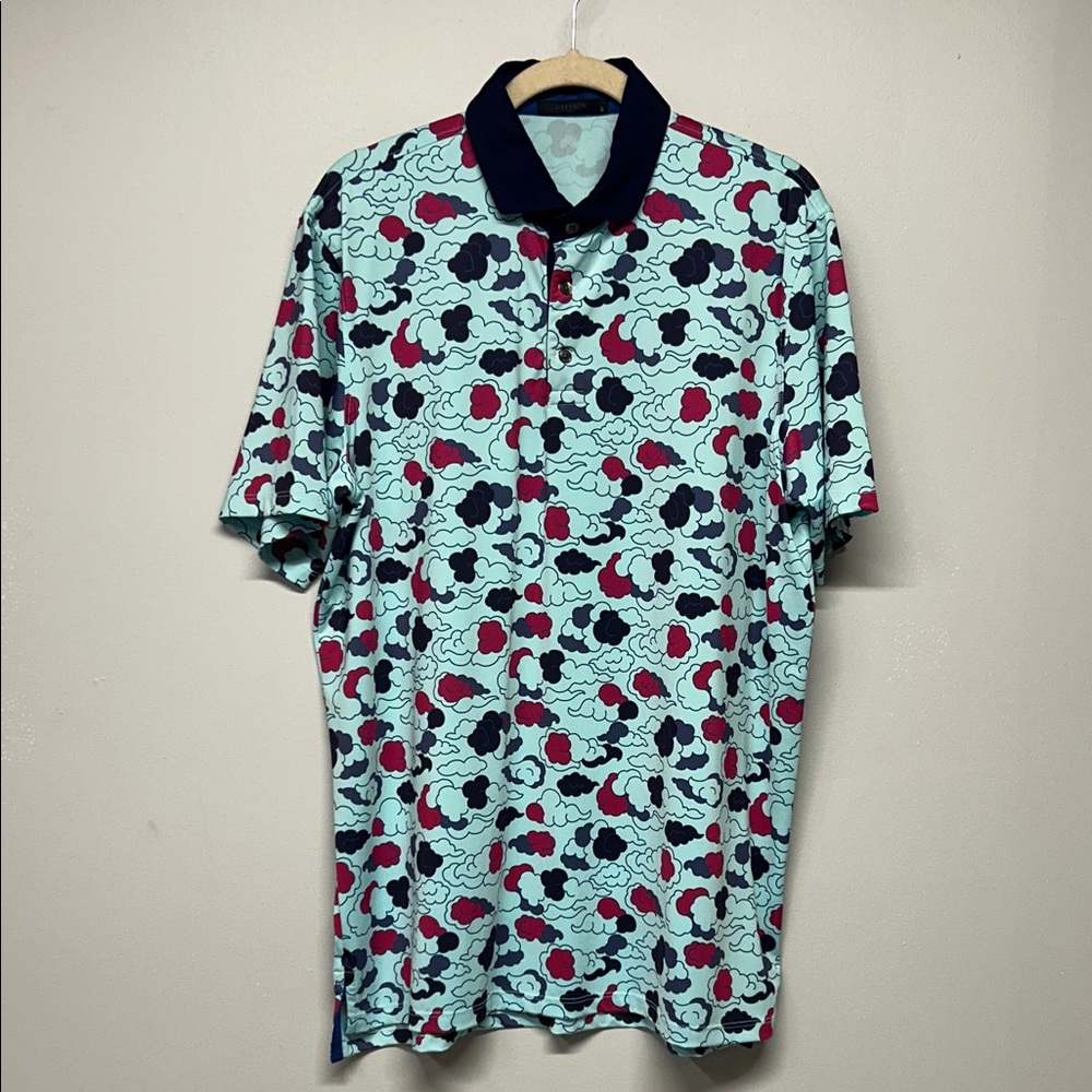 GREYSON CLOUD‎ POLO SIZE LARGE GOLF ATHLETIC BLUE